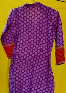 Beautiful Violet Colour Kurty .Cheast  32 Length 3