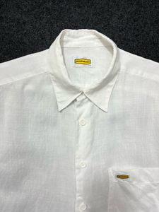 Men's White Linen Shirt