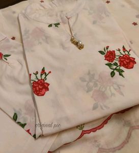 New printed suit state plazo set with Latkan