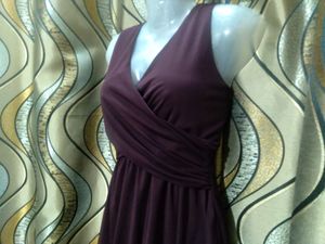 Taurus Purple Satin Dress