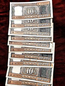 💥✨RARE SIGNED BLACK BOAT 10 RS NOTE✨💥