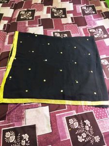 Front Back SEQUINS embroidered long frock