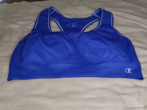 Champion Blue Sports Bra Non Padded