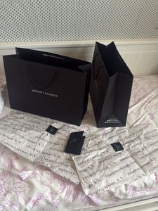 armani exchange paper bag