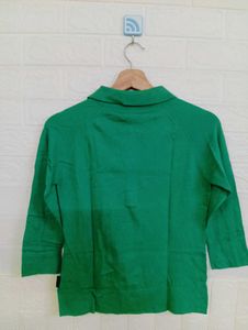 Woman Green Polo T-Shirt