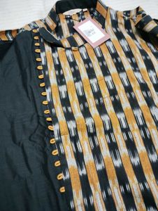 Stylish Ikkat Print Kurta | Punjabi