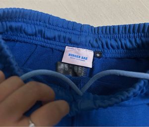Burger Bae Blue Athletic Shorts