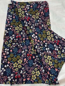 Blue floral Pure CottonFabric