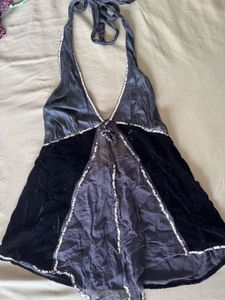 Sparkly Halter Neck Top