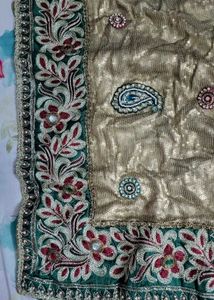 Beautiful Red Lengha With 2 Duppata