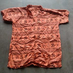 3 t -shirt Men's Om & Swastika Print Kurta