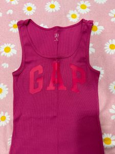 (XS) GAP Pink Ribbed Tank Top