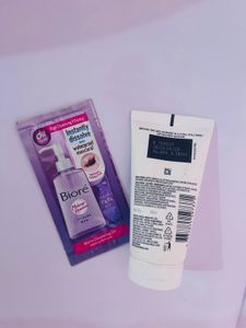 Biore Cleansing Oil &amp; CeraVe Moisturising Cream
