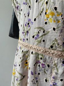 Floral Embroidered Fit &amp; Flare Dress