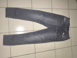 Grey Wash Denim Jeans