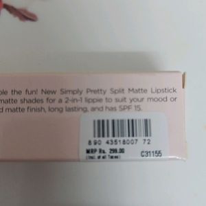 Avon Simply Pretty Split Matte Lipstick (Power Pin