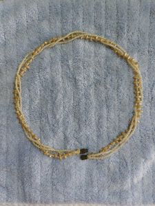 Elegant Off White Beaded Necklace