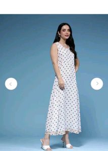 Elegant White &amp; Teal Kurta Set