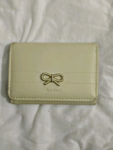 Cute aesthetic Bowknot trifold coquette wallet