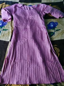 Beautiful Lavender Textured Kurta