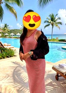 beautiful red bodycon