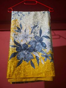 Floral Print Saree