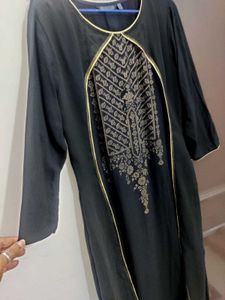 Elegant Black Kurti ✨🖤