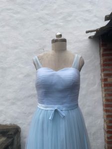 Sky Blue Tulle Gown