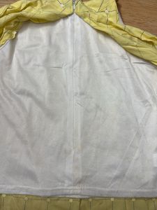 Lemon Yellow Color Tunic For 11-12 Yrs Girls