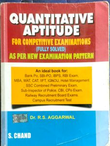 Quantitative Aptitude Book by R.S. Aggarwal