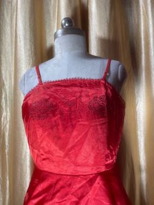Stunning Red Tiered Mini Dress