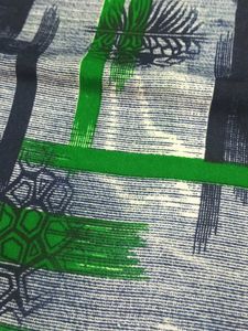Blue &amp; Green Abstract Print suit
