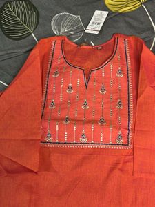 Orange Kurti