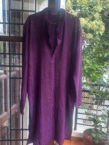Beautiful Purple Men’s Kurta Set