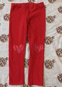 H&amp;M Cute Peach &amp; Red Leggings Set