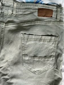 Trendy Olive Green Jeans