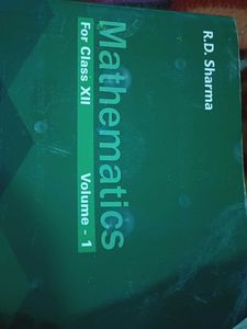R.D. Sharma Mathematics Class XII (Vol 1 &amp; 2)