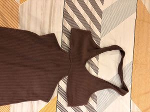 Ribbed Cut-Out Maxi Dress