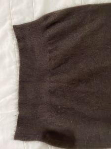Vintage Brown Angora Blend Knit Top