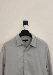 Light Grey Button-Up Shirt