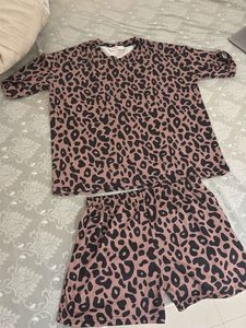 Leopard Print Short Set