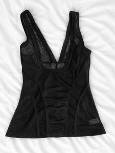 Lace Trimmed V-Neck Camisole