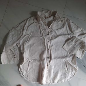 Oversized Linen Blend Shirt &amp; pant