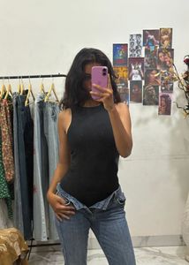 Seamless Black Bodysuit