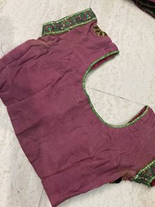 Heavy Full Work Saree With Zip Blouse