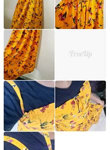 Floral Yellow Dress