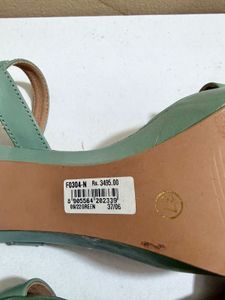 Mint Green Platform Heels