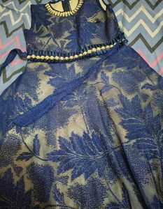 Stunning Blue Embellished Gown