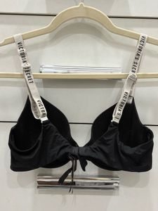 Victoria's Secret Black logo Bra