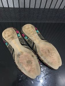 Embroidered Floral Slip-on Shoes